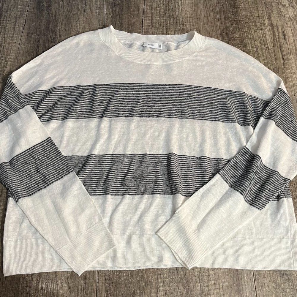 Vince 100% Linen Sweater